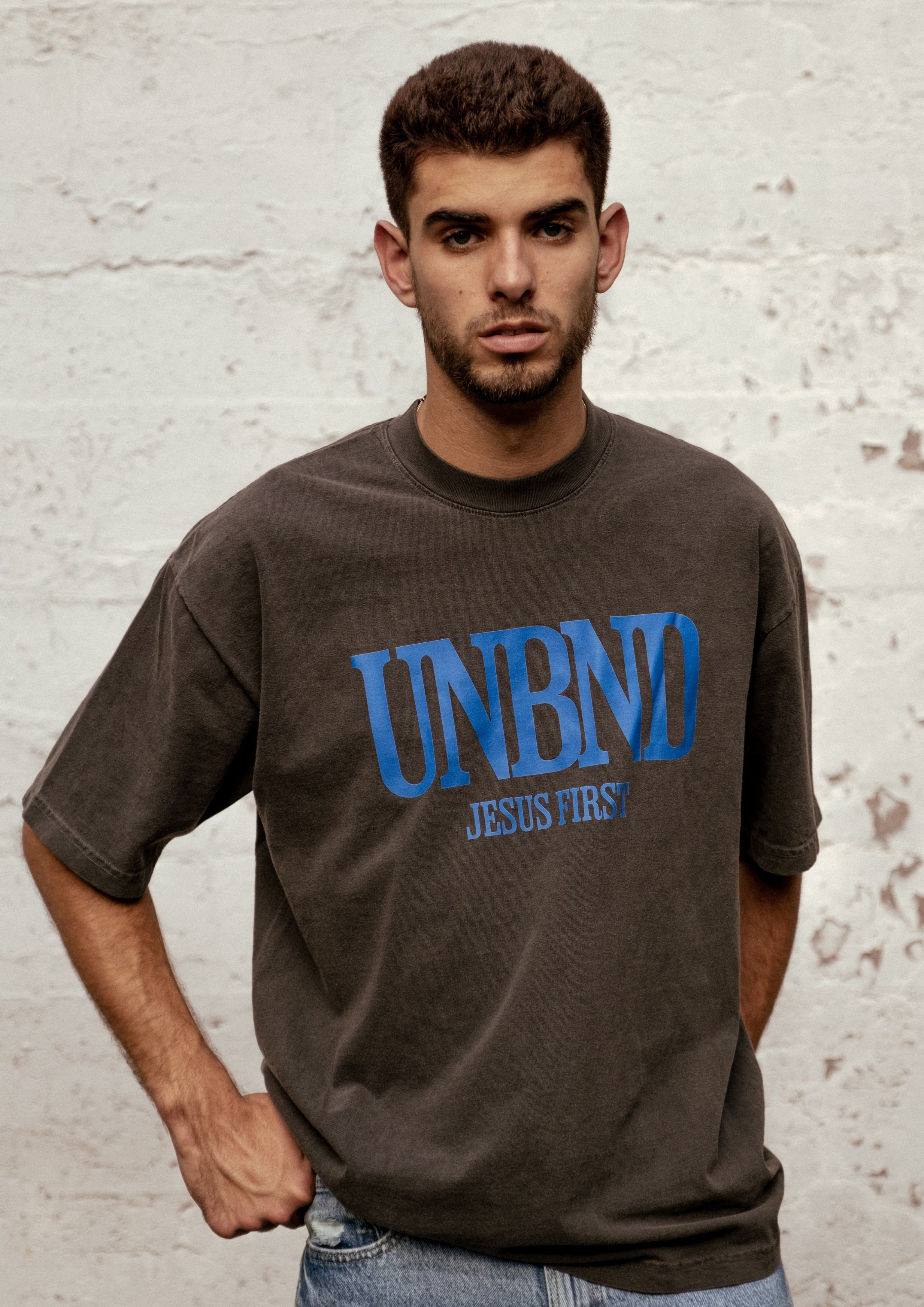 UNBND TEE | VINTAGE BLACK/BLUE